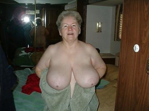 25P Huge titty granny