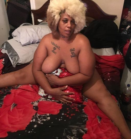 25P Freaked out black granny
