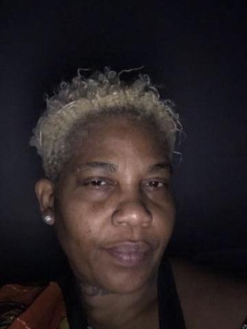 25P Freaked out black granny