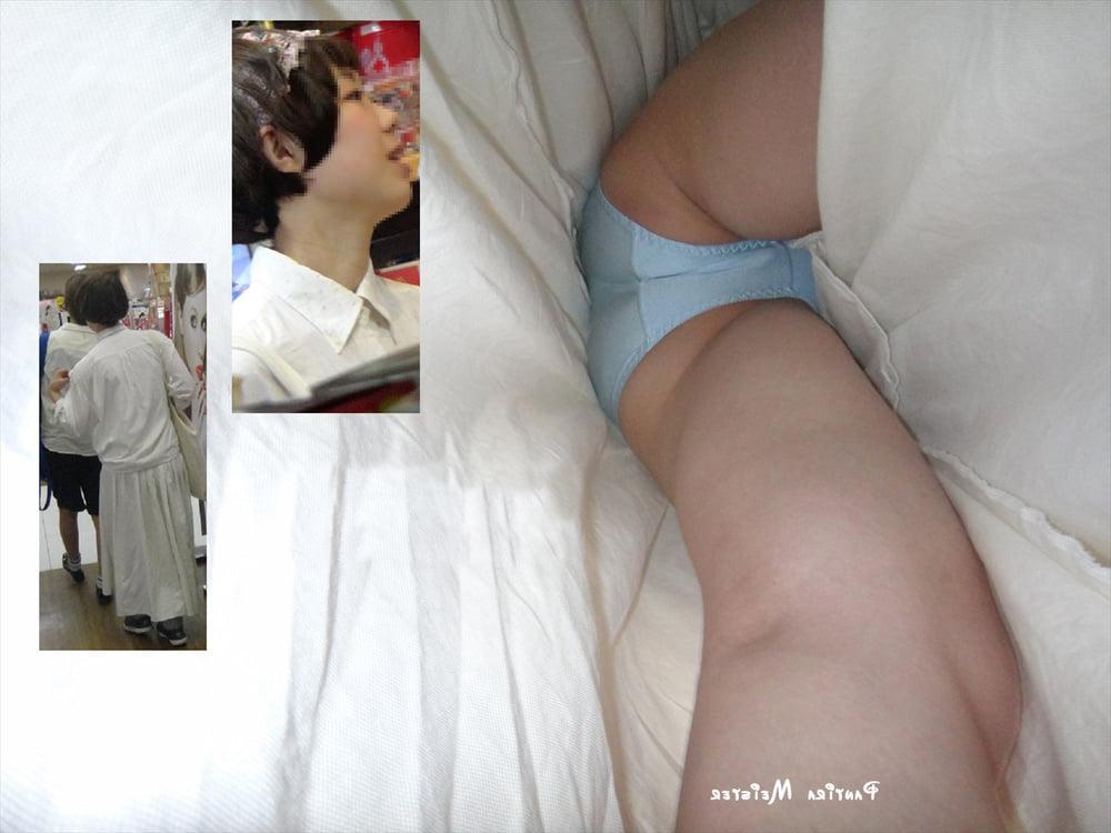 16P 785 - upskirt asian amateur panties thongs pantyhose