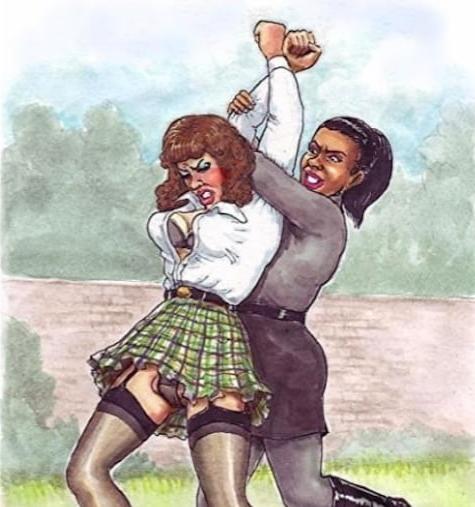22P UPSKIRT SPANKING