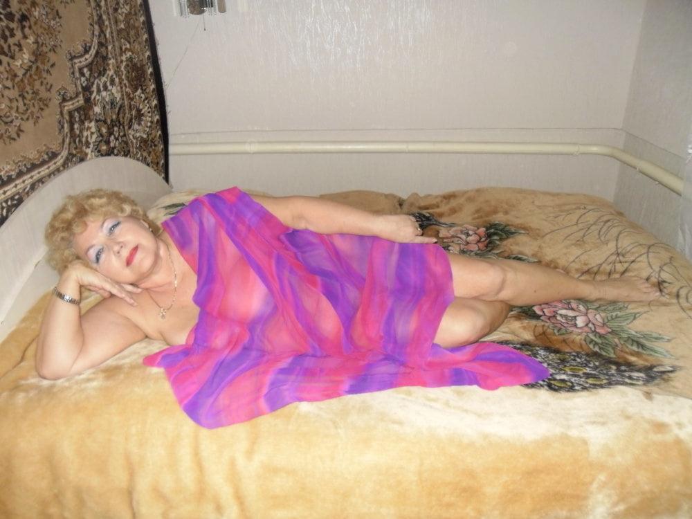 20P Beautiful blonde non-nude Russian granny