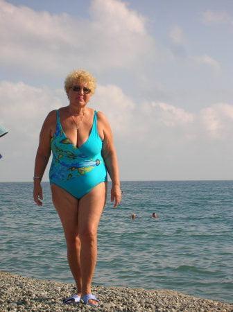 20P Beautiful blonde non-nude Russian granny