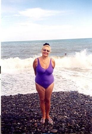 20P Beautiful blonde non-nude Russian granny
