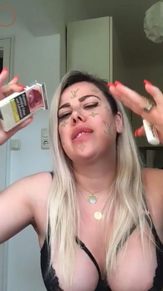 14P Bust sexy blonde live facebook romanian