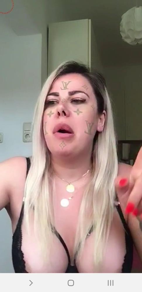 14P Bust sexy blonde live facebook romanian