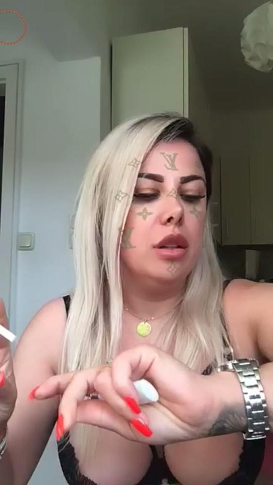 14P Bust sexy blonde live facebook romanian