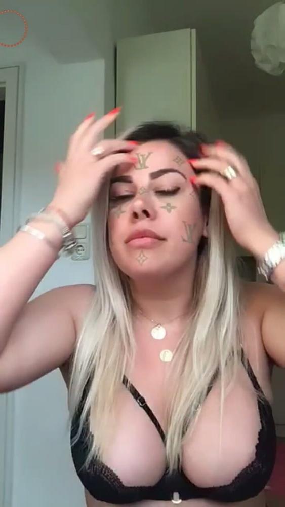 14P Bust sexy blonde live facebook romanian
