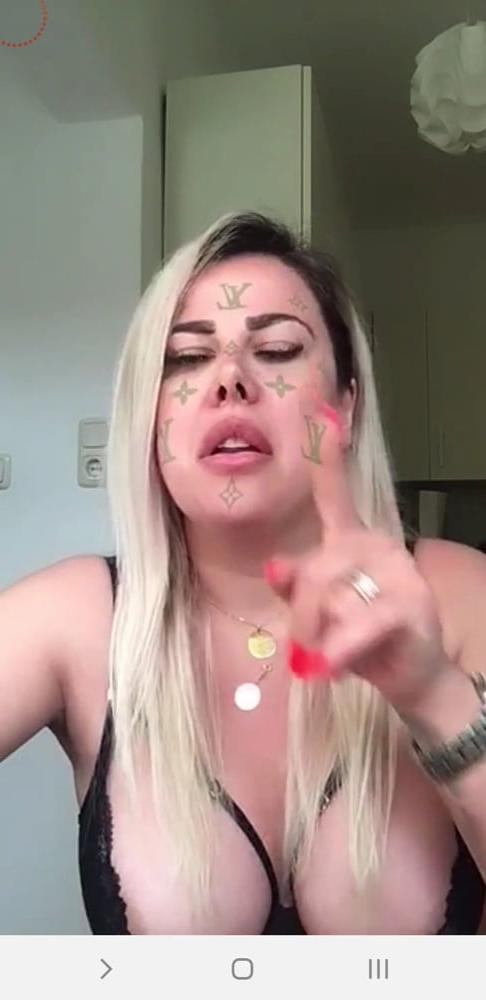 14P Bust sexy blonde live facebook romanian