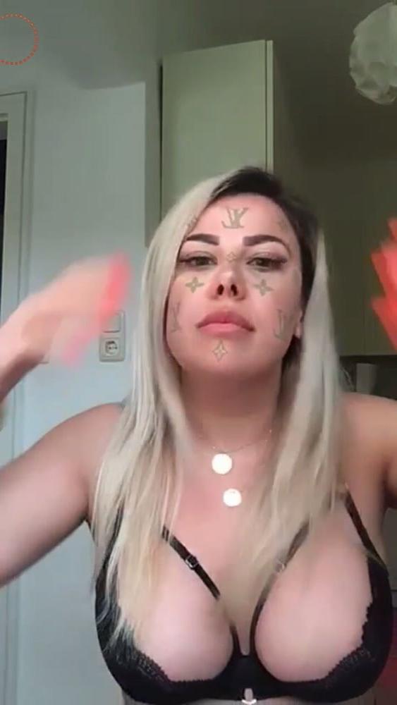 14P Bust sexy blonde live facebook romanian