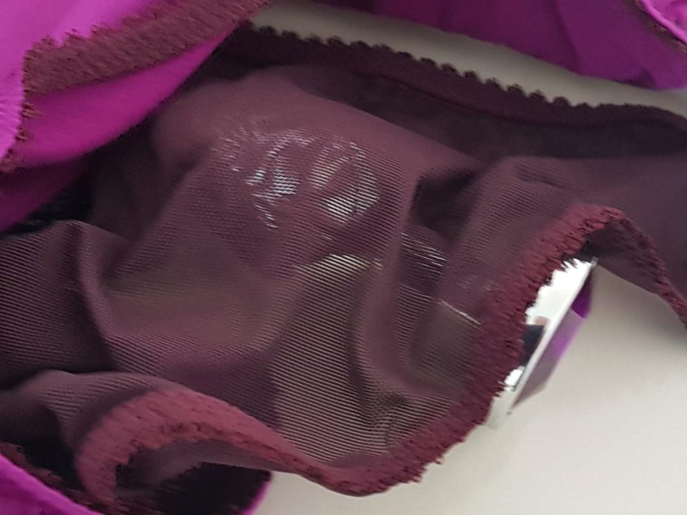 8P Wife's lingerie and jewel butt plug.
