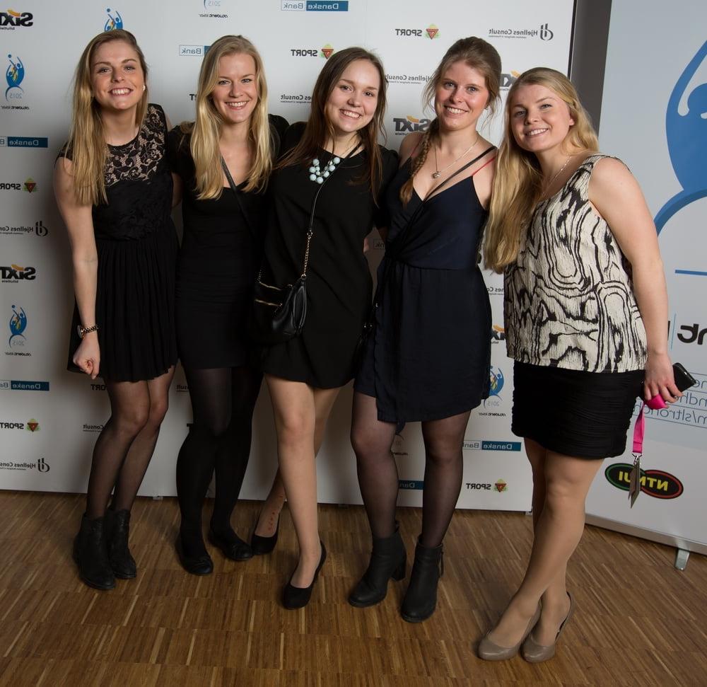 25P Norwegian Pantyhosed Biz School Graduates Part 3 of 3