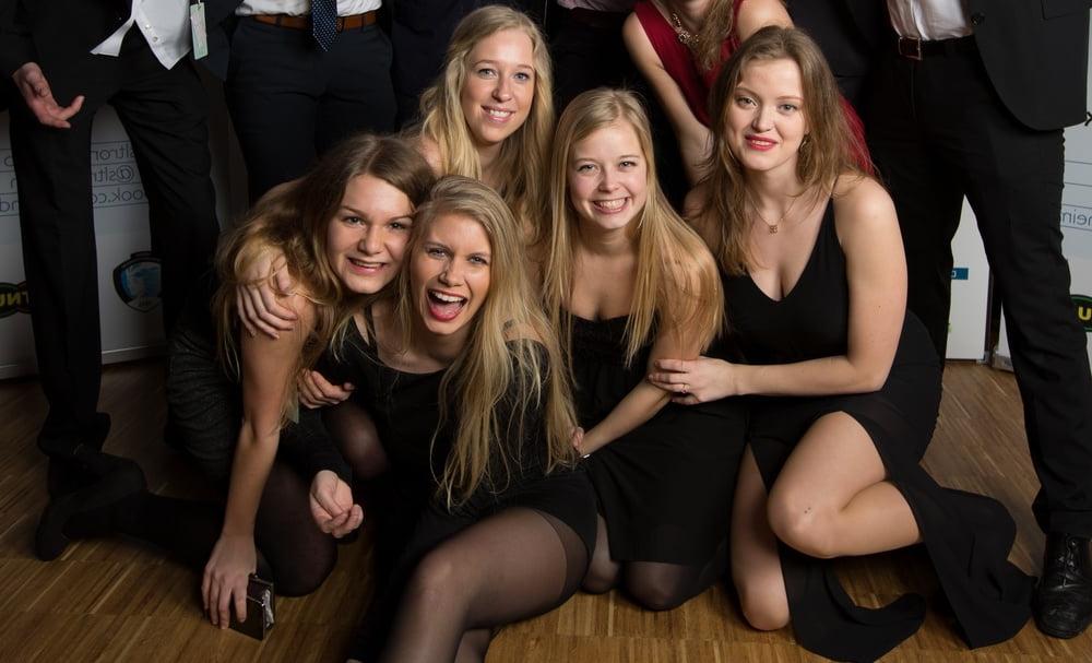 25P Norwegian Pantyhosed Biz School Graduates Part 3 of 3