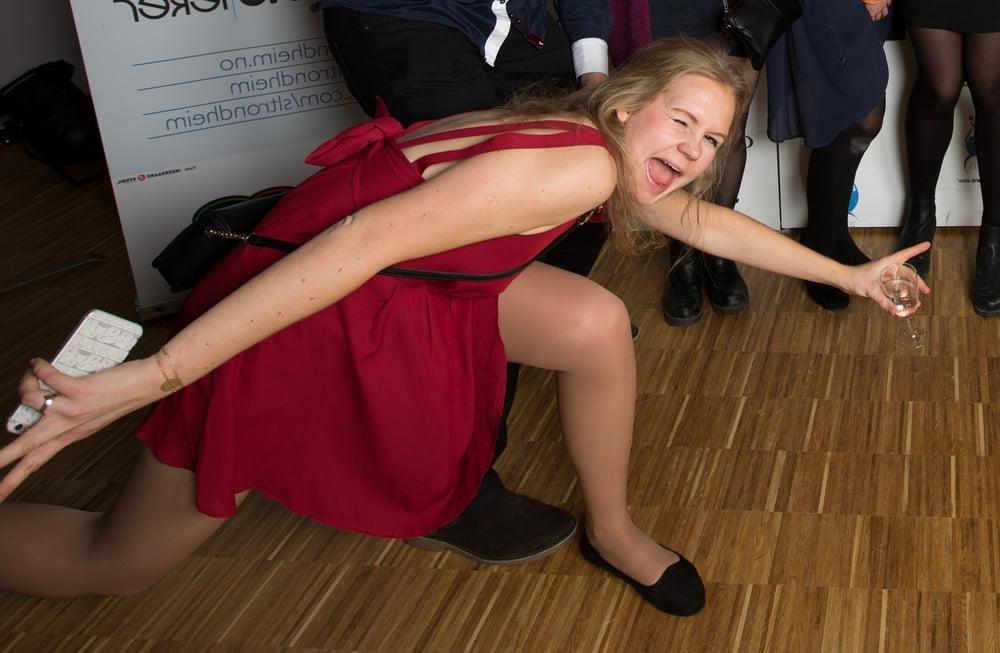 25P Norwegian Pantyhosed Biz School Graduates Part 3 of 3