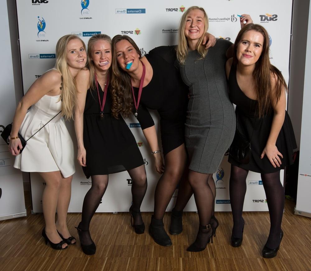 25P Norwegian Pantyhosed Biz School Graduates Part 1 of 3