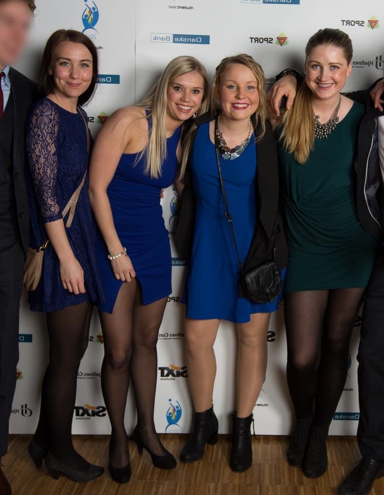 25P Norwegian Pantyhosed Biz School Graduates Part 1 of 3