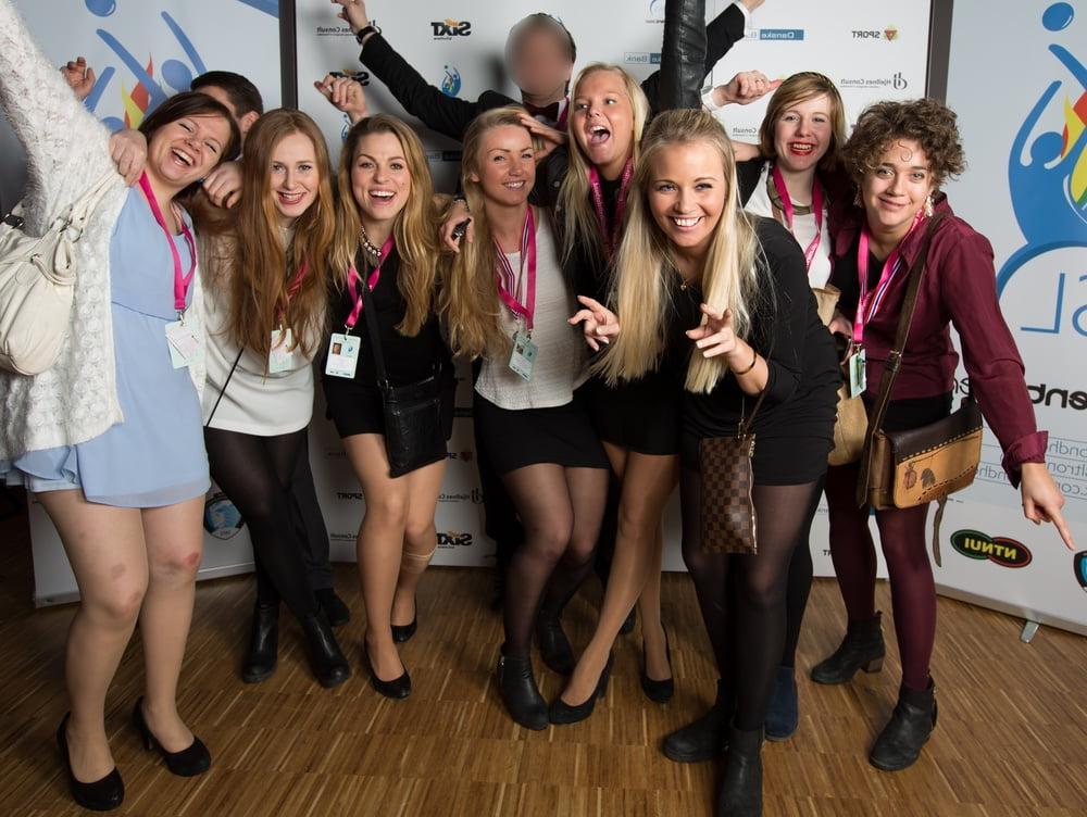 25P Norwegian Pantyhosed Biz School Graduates Part 1 of 3