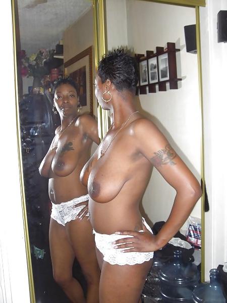 19P Young Ebony With Saggy Tits
