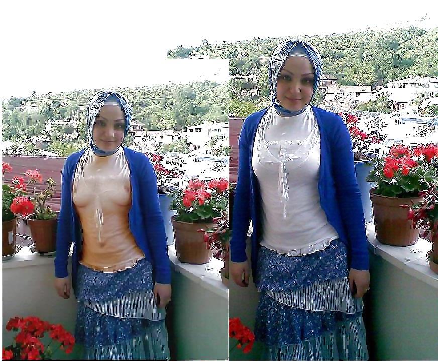 7P Turkish turbanli hijab arab turk