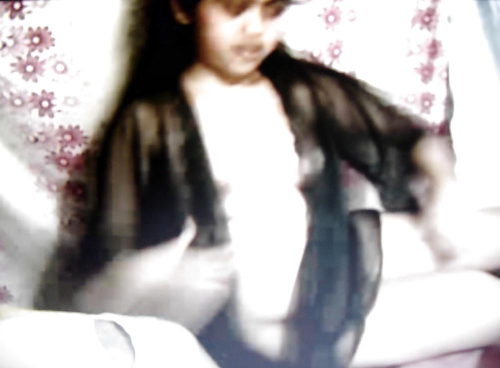 17P Asian margie and her black see through nghtie