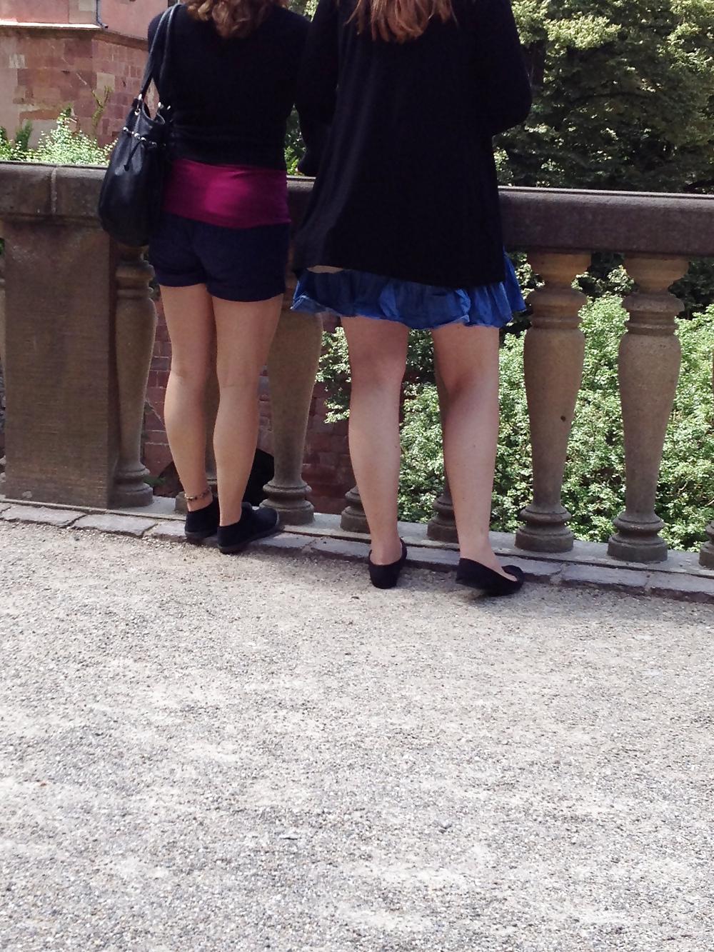 5P Candid Teen Legs - Voyeur - My first try