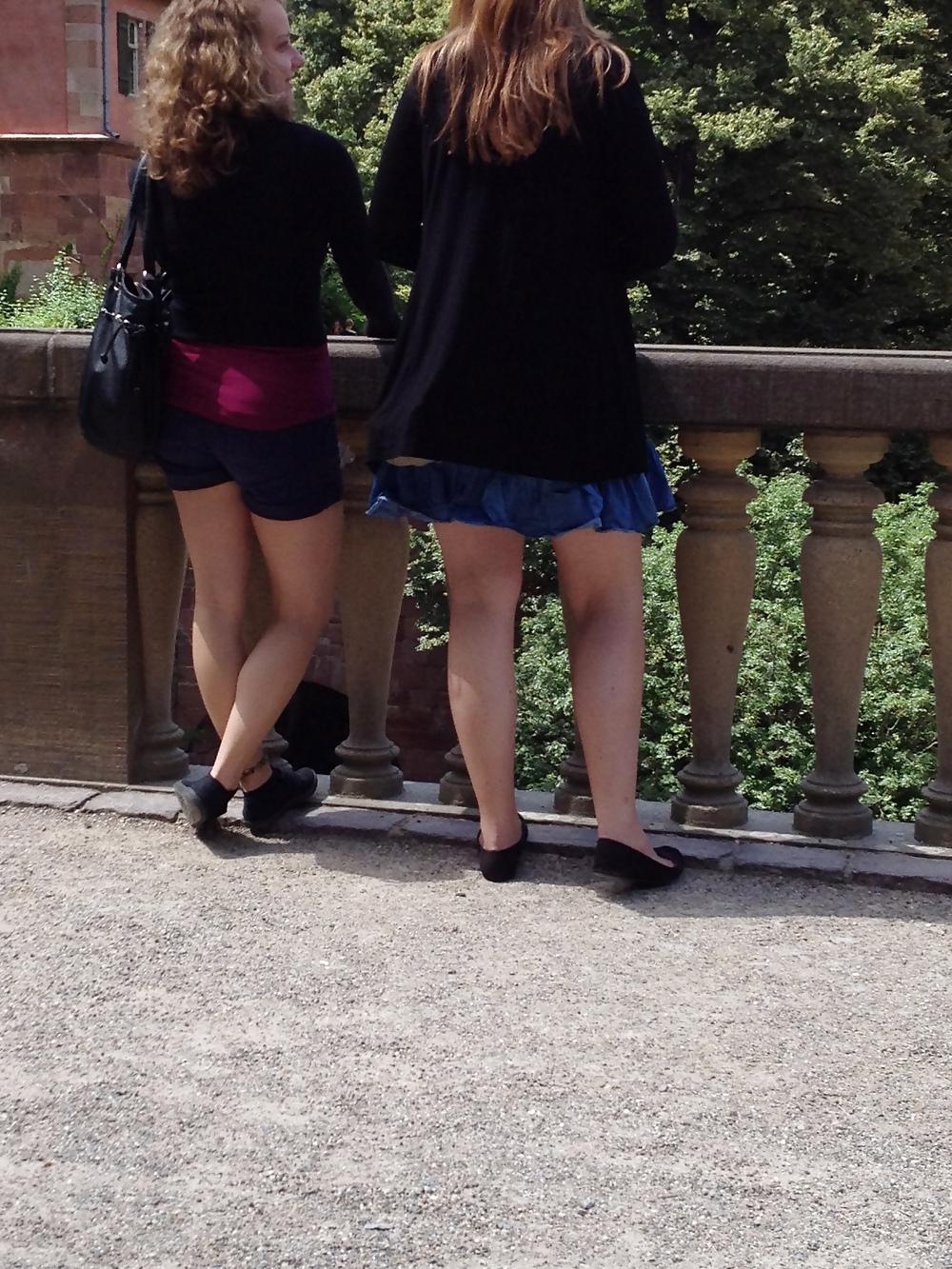 5P Candid Teen Legs - Voyeur - My first try