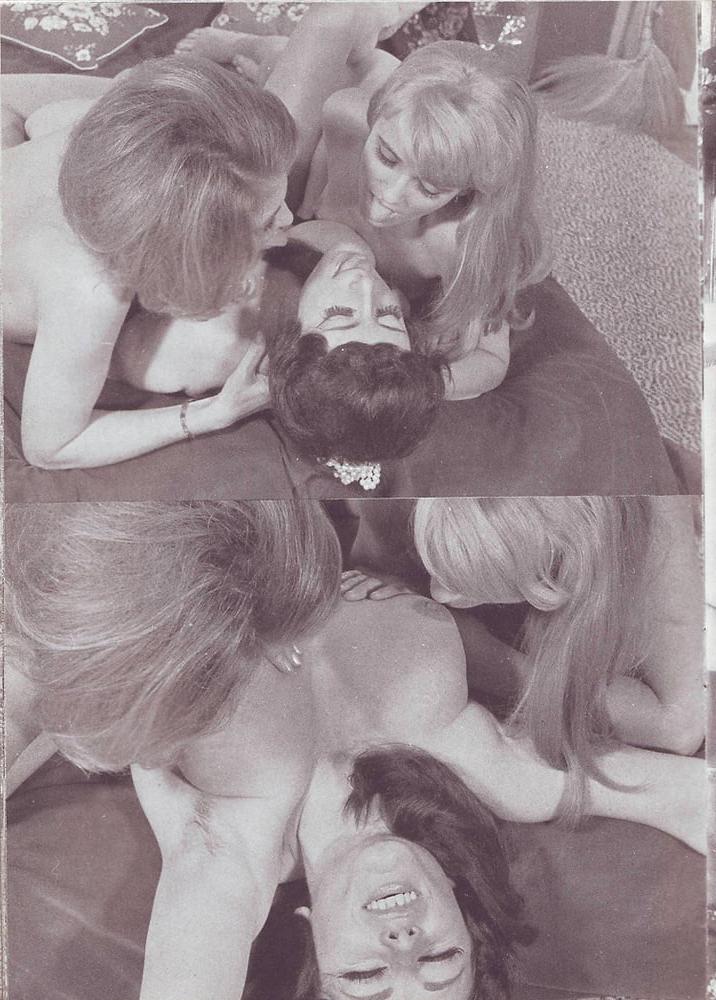 25P Vintage Magazine Sex Trio 70's