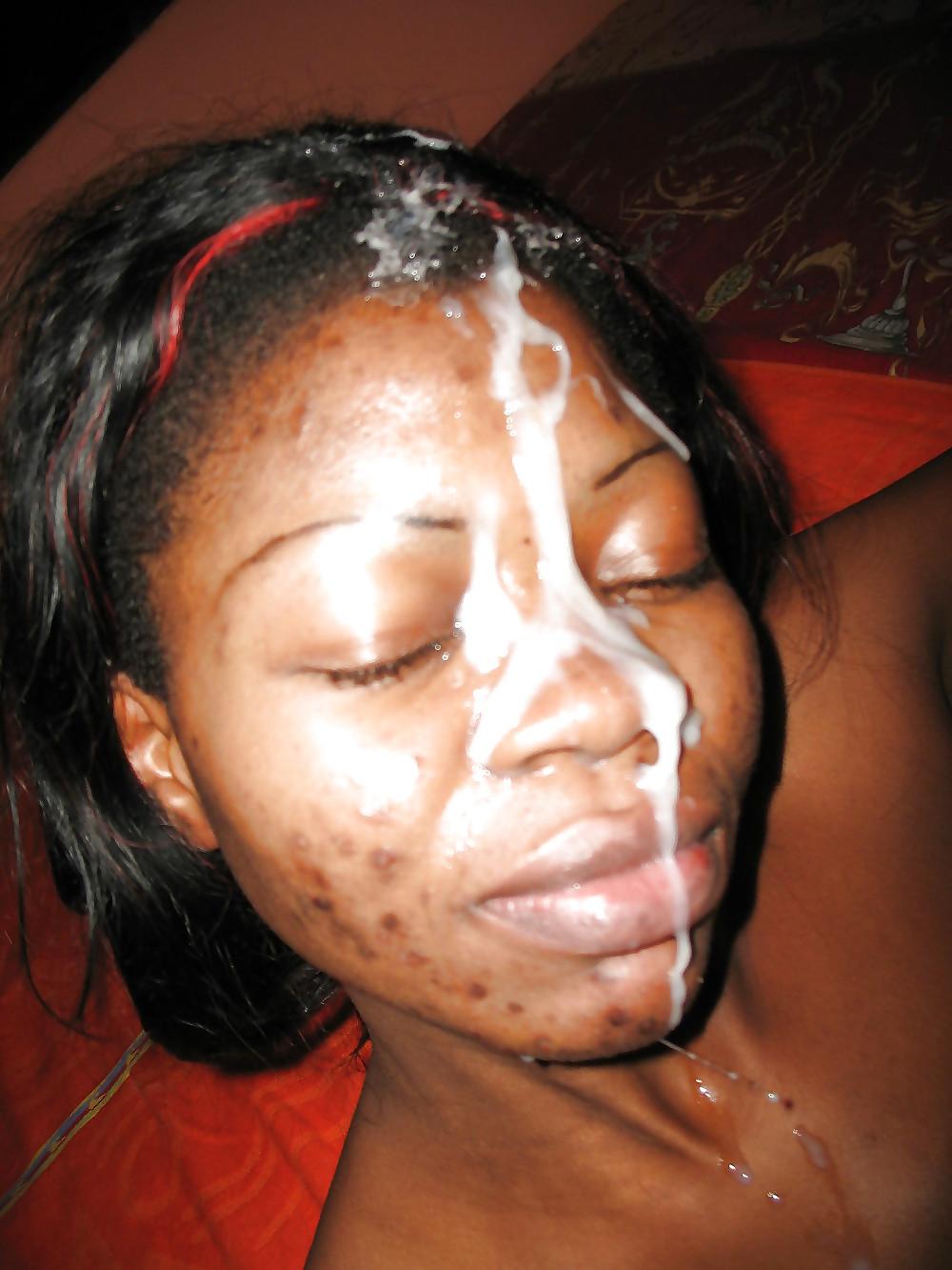 24P Ebony Cum Faces
