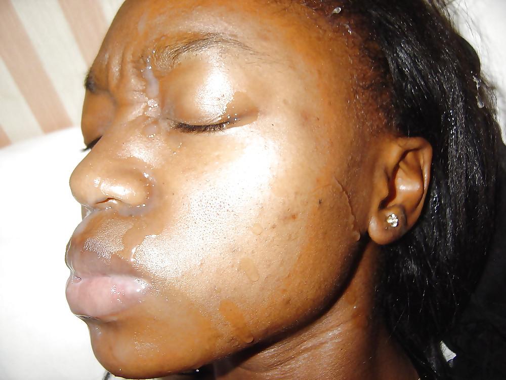 24P Ebony Cum Faces