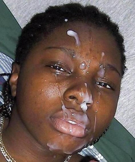 24P Ebony Cum Faces