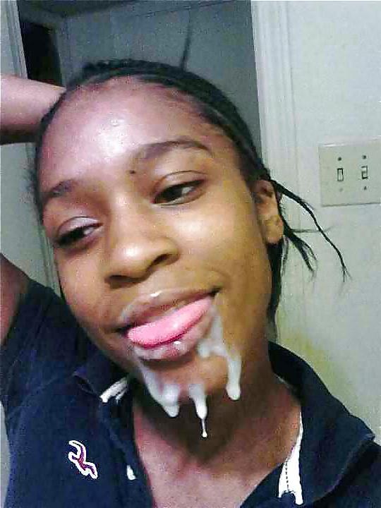 24P Ebony Cum Faces
