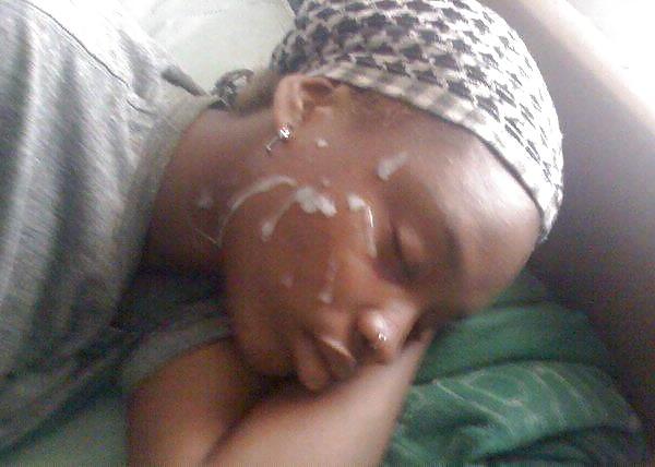24P Ebony Cum Faces