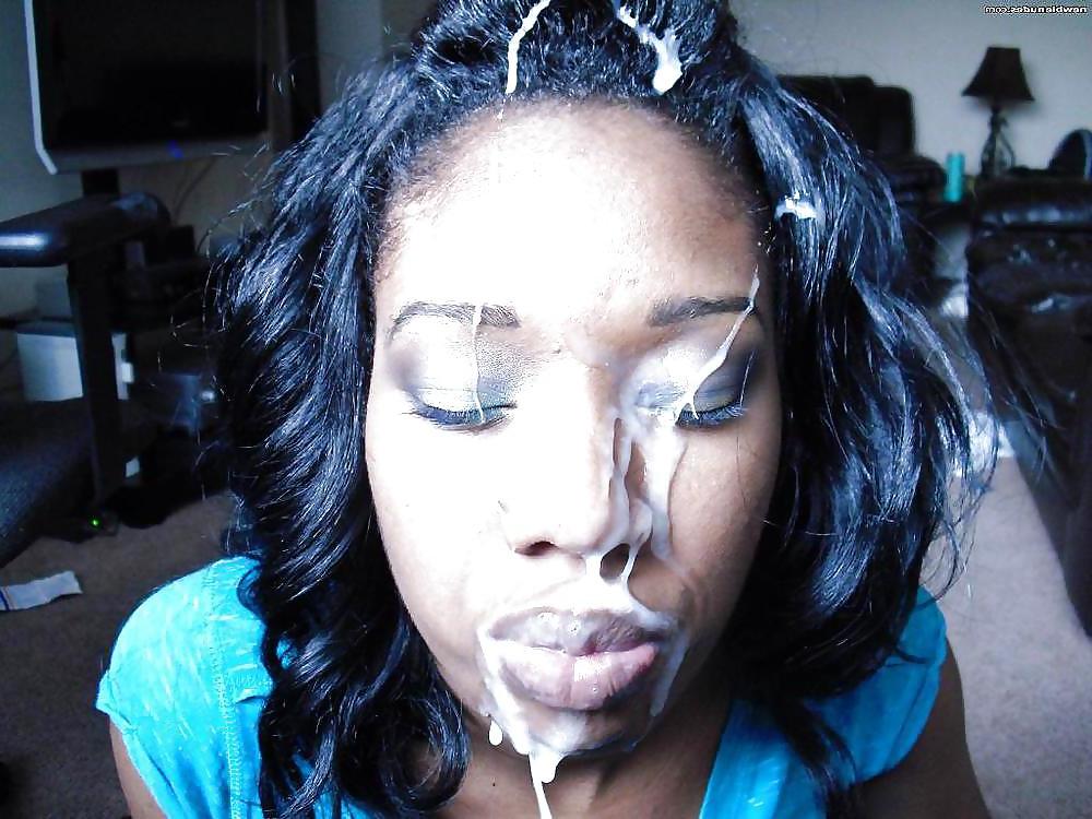24P Ebony Cum Faces