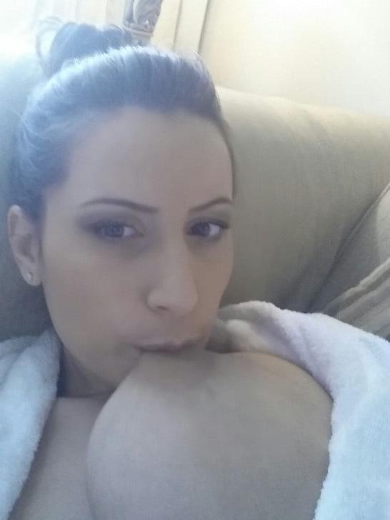 25P I suck my nipples #11