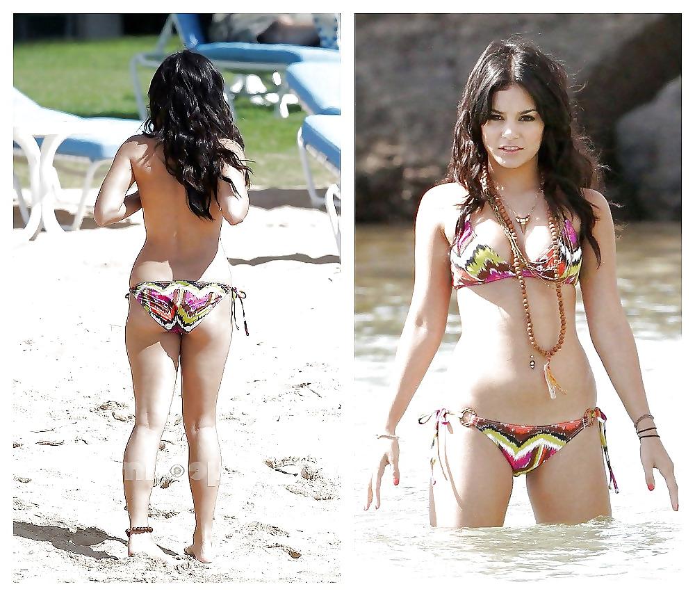 8P Vanessa Hudgens nearly uncensored pussy spreading
