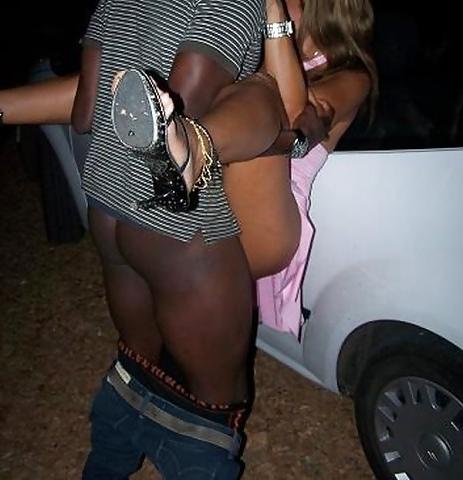 25P Wives Taking Black Cock in Public