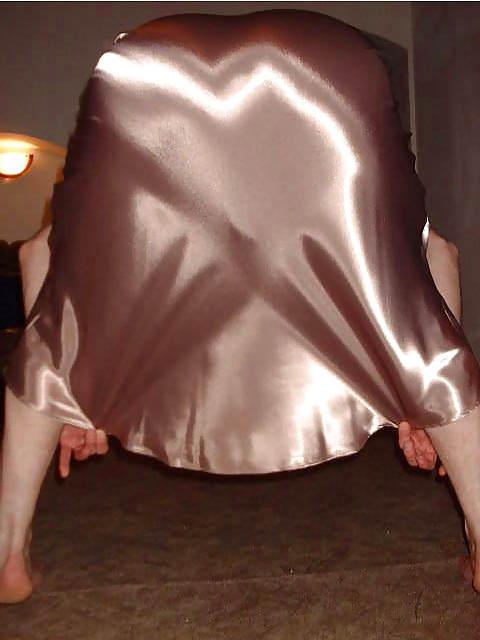 15P Bronce Satin Nightie
