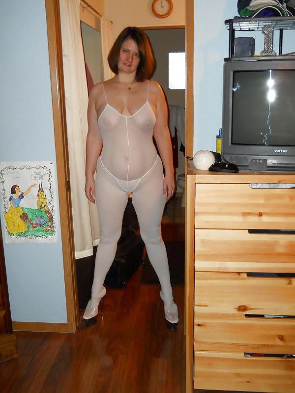 19P Wild Slut Wife in White
