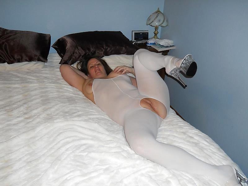 19P Wild Slut Wife in White