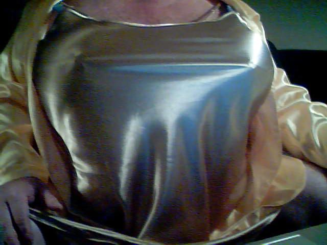 8P Big titted satin dressed smoking tgurl
