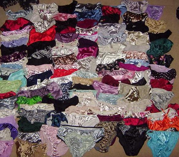 7P Satin pantys and knickers