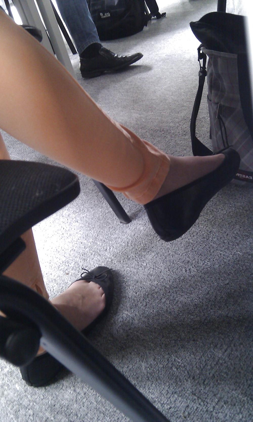 8P Sexy feet&ballerinas in school