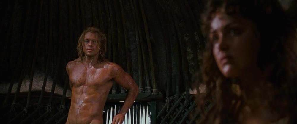 25P Male celeb Brad Pitt nude in Troy (2004)