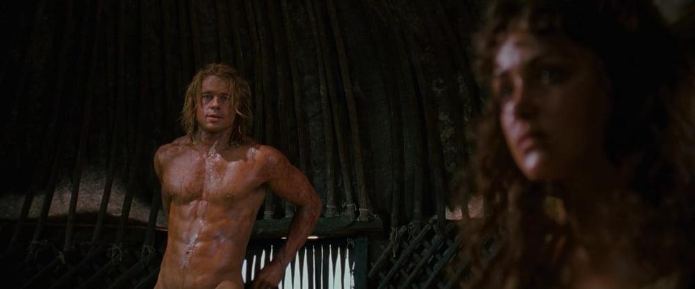 25P Male celeb Brad Pitt nude in Troy (2004)