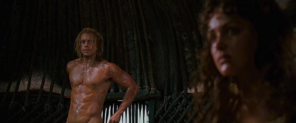 25P Male celeb Brad Pitt nude in Troy (2004)
