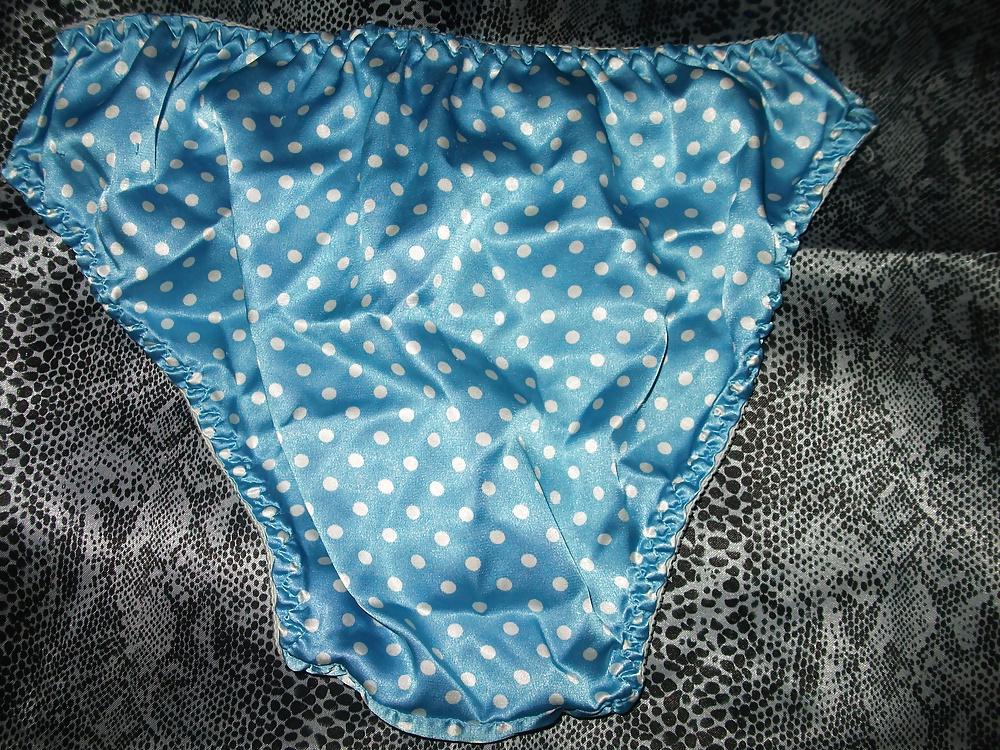 25P A selection of my wife's silky satin panties