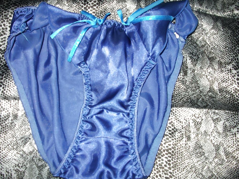 25P A selection of my wife's silky satin panties