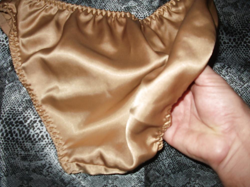 25P A selection of my wife's silky satin panties