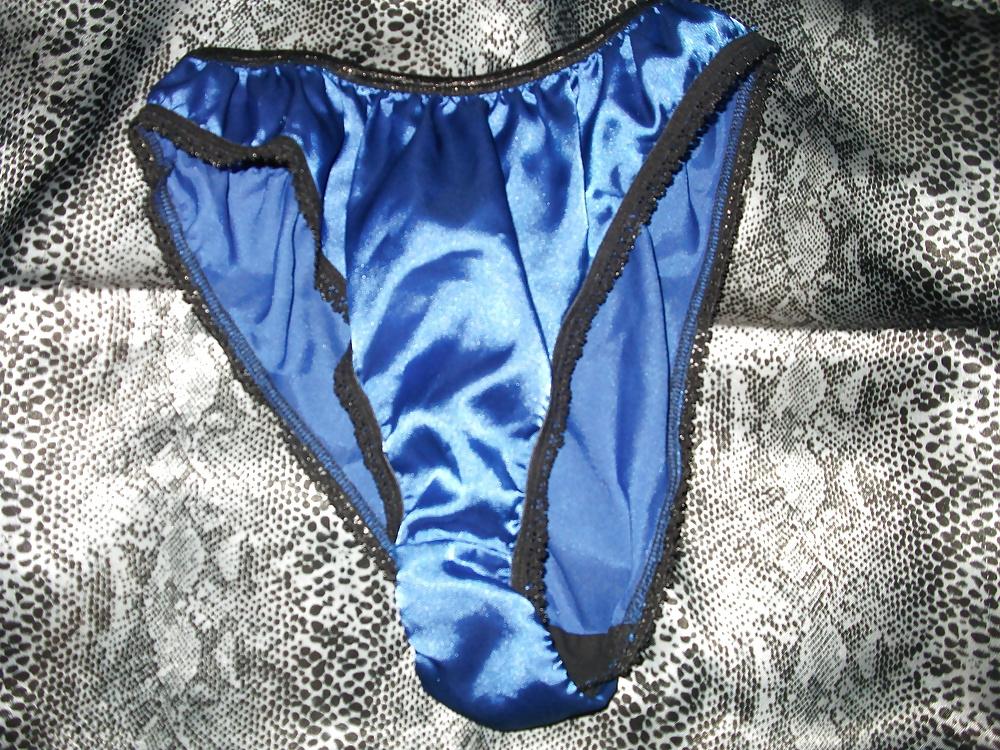 25P A selection of my wife's silky satin panties