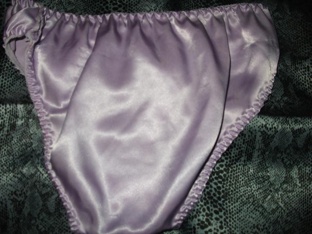 25P A selection of my wife's silky satin panties